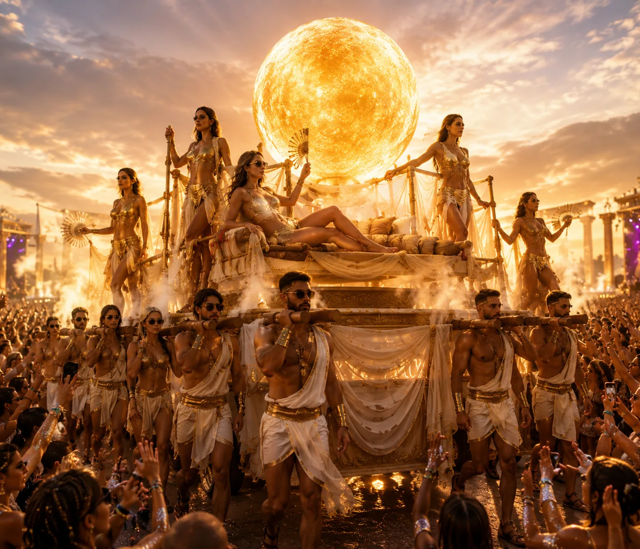 Burning Man inspired Garnier concept art