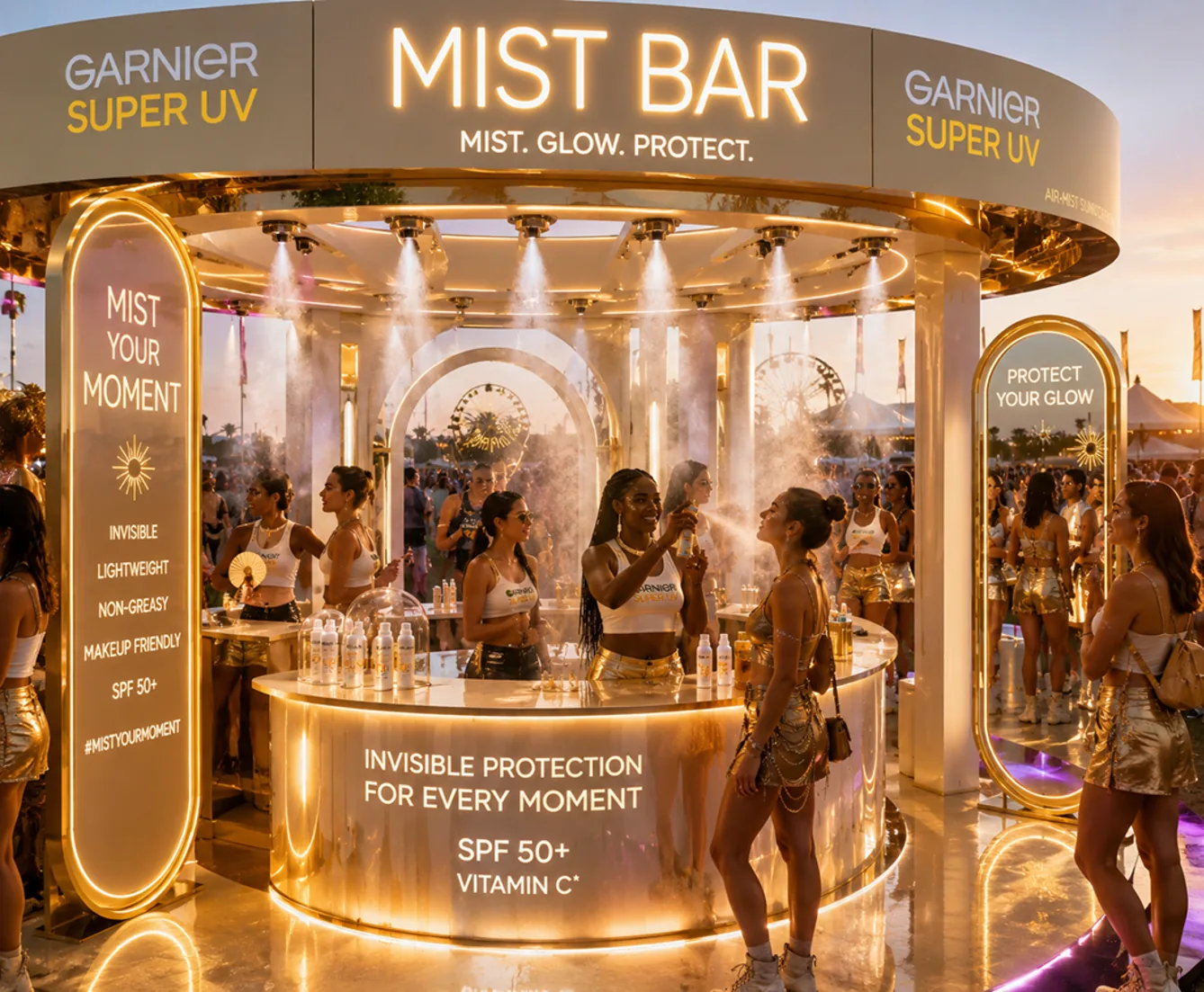 Garnier mist bar concept render