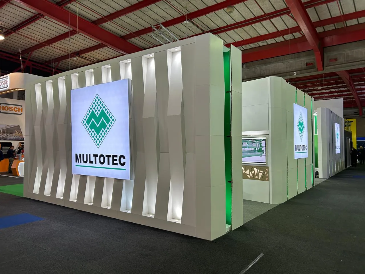 Multotec trade show booth detail