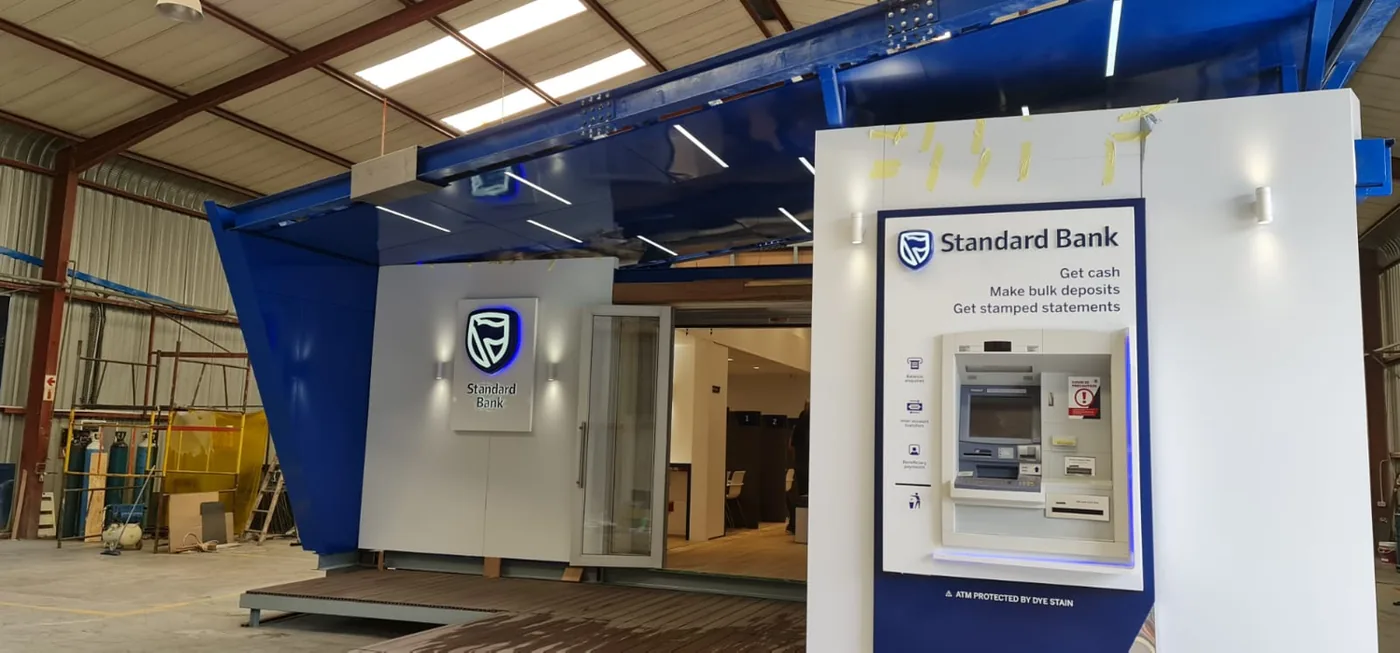 Standard Bank installation built by Firebrand