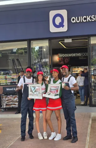 Store launch promotional team